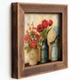 Wallity Pintura Decorativa en MDF con Marco UKZM064, 3 Piezas